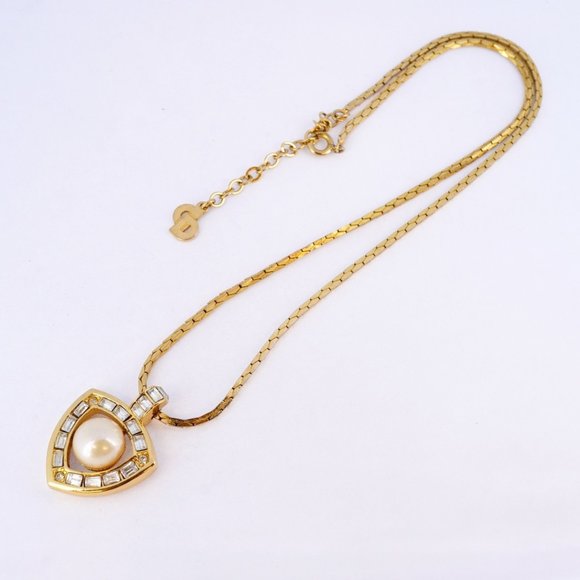 Dior Gold Gold Plated necklace - Picture 1 of 8